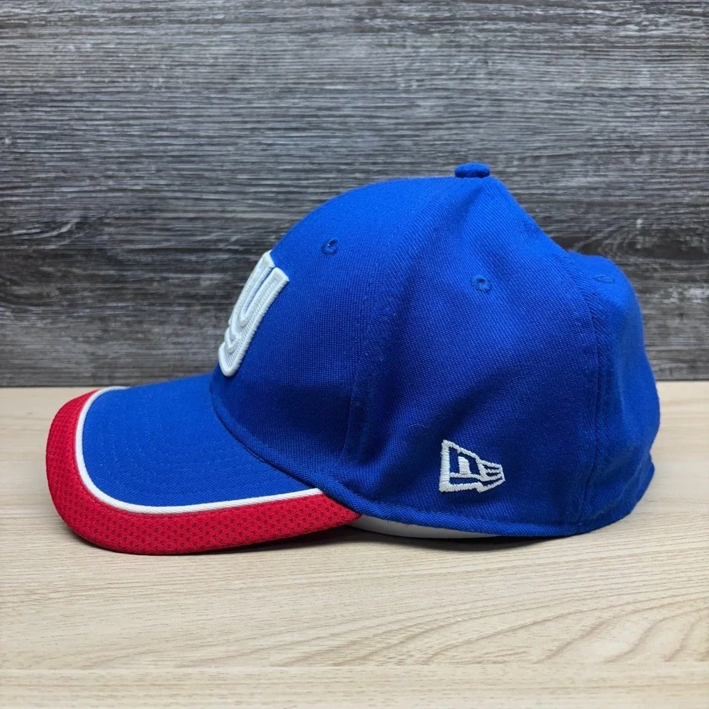 New‎ York Giants Hat Cap Flex Fit Blue Red NFL Football M/L New Era NY